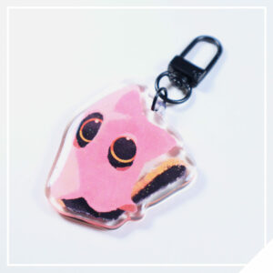 Halloween Ghost Cat Acrylic Charm