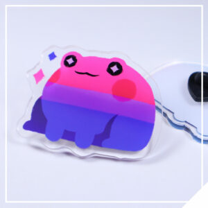 Pride Frog Pin - Bisexual