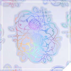Holo Vinyl Sticker - Semicolon