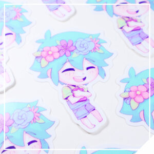 Omori Vinyl Sticker - Headspace Basil