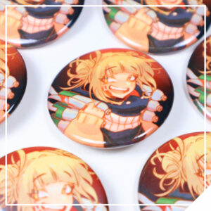 Pinback Button 1.5" - Blood Red