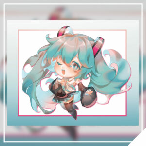 Chibi Miku 8x10in Print