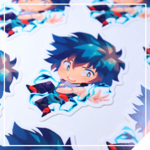 Teal Super Kid Sticker