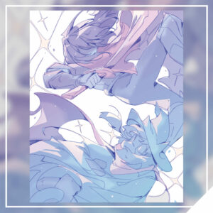 Kris and Ralsei 8x10in Print