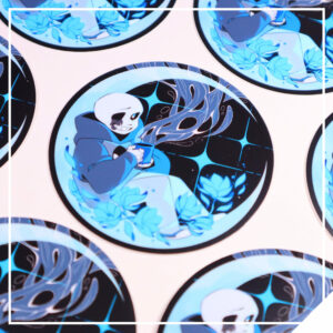 Echo Moon Sans Vinyl Sticker