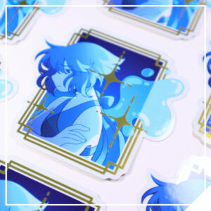 Lapis Vinyl Sticker with Holo Foil