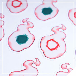 Light Spirit Orbs Vinyl Stickers (Set of 2)