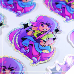 Miko Glitch Techs Vinyl Sticker with Foil