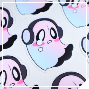 Napstablook Vinyl Sticker
