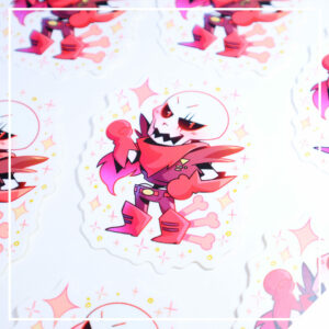 Underfell Papyrus Vinyl Sticker