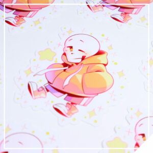 Underswap Papyrus Vinyl Sticker