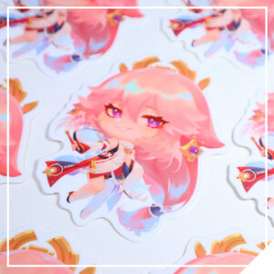 Yae Miko Vinyl Sticker