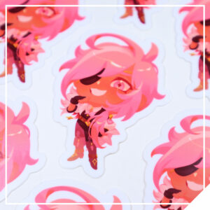 Strawberry Series Sticker - Kaeya