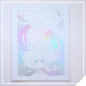 Flowing - Holo Silver Foil Print
