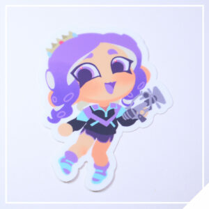 Lavender Octoling - Vinyl Sticker