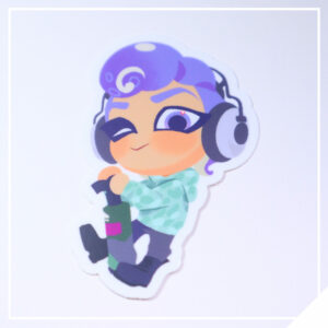 Mint Octoling - Vinyl Sticker