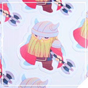 Elven Adventure Vinyl Sticker - Dwarf