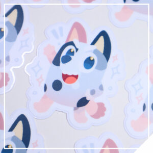 Bluey Vinyl Sticker - Muffin