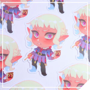 Monster Cooking Vinyl Sticker - Crazed Jester