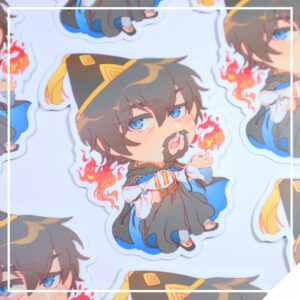 Magical Ink Academy Sticker - Fire Mentor
