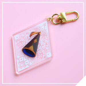 Magical Ink Academy Acrylic Charm - Fire Mentor Hat