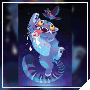 Tiger and Magpie - K Demon Pop Print