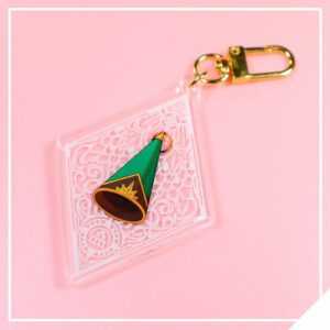 Magical Ink Academy Acrylic Charm - Wolf Hat
