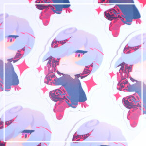 Egg Daughter - Blue Hedgehog and Friends Vinyl Sticker