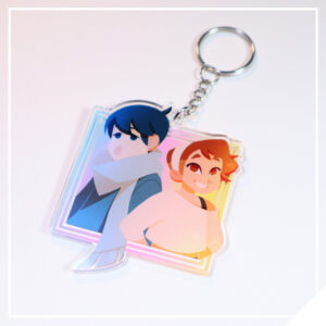 Syrus and Lynn Acrylic Charm - Time Alone Short Film Merch