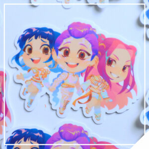 K Demon Pop Sticker - Chibi Hunting Trio