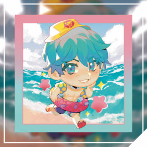 Summer Baby Saja - K Demon Pop 8x8in Print